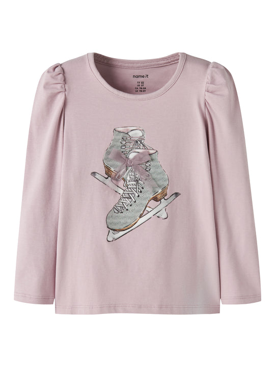 Name It Skaty LS Top - Keepsake Lilac