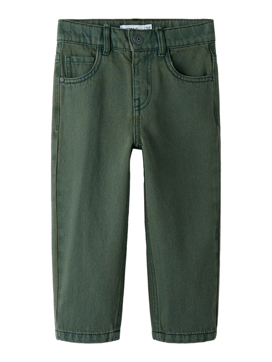 Name It Ben Tap Overdyed Jeans - Deep Forest
