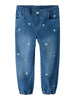 Name It Rose Shaped Jeans - Dark Blue Denim