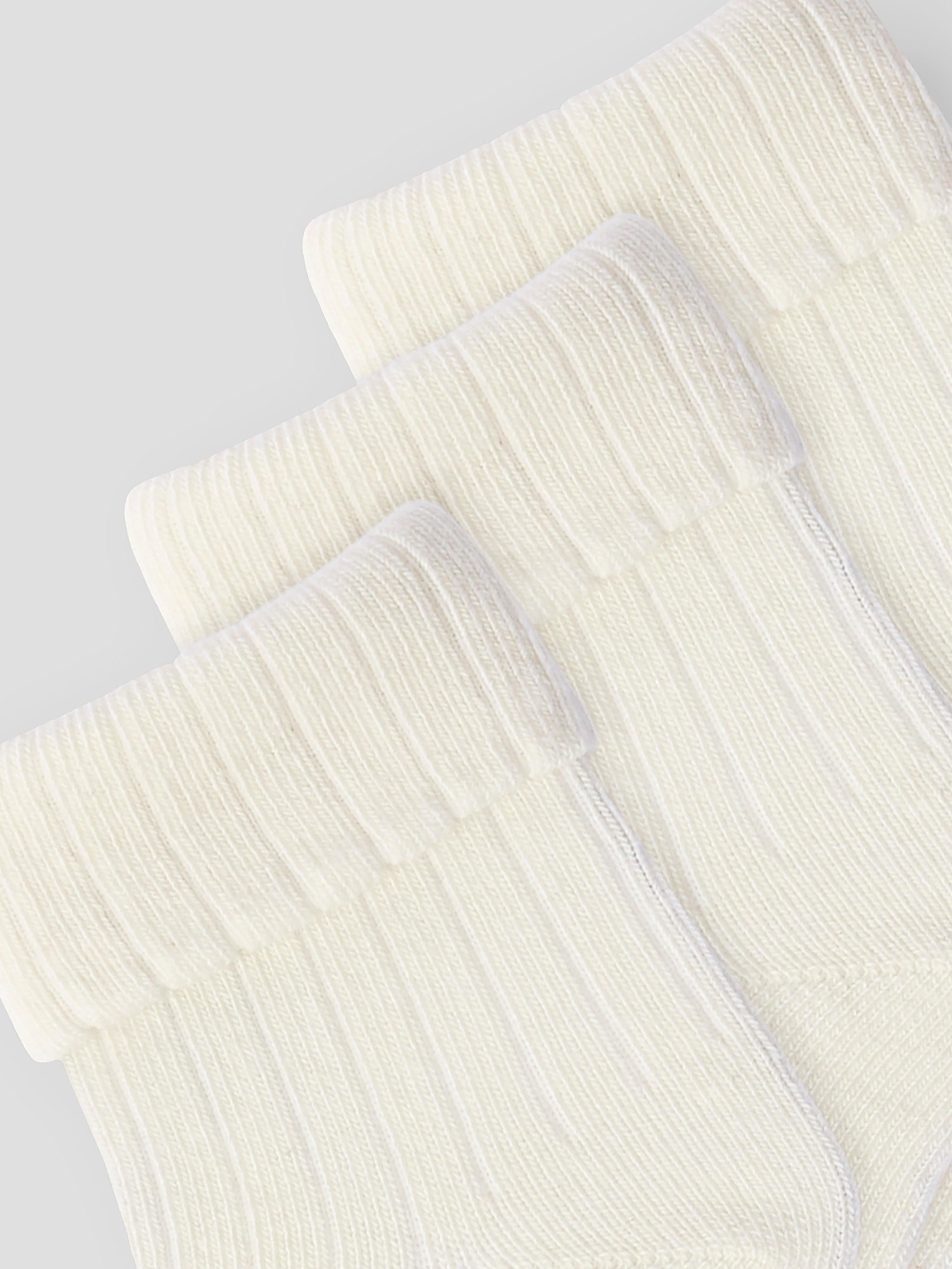 Name It Hobbu 3 pak Strømpe - Cloud Dancer