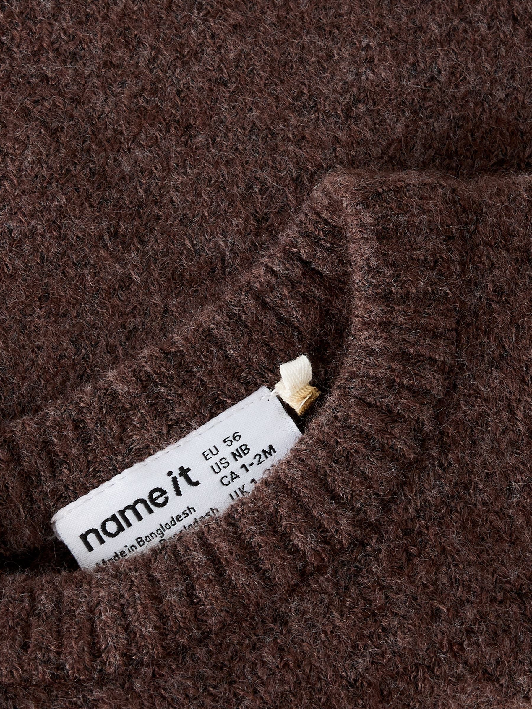 Name It Reifyly Knit Slipover - Peppercorn