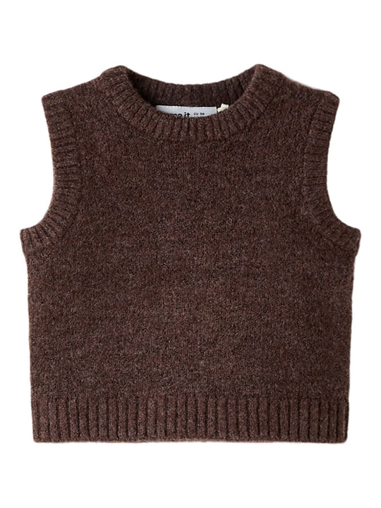 Name It Reifyly Knit Slipover - Peppercorn