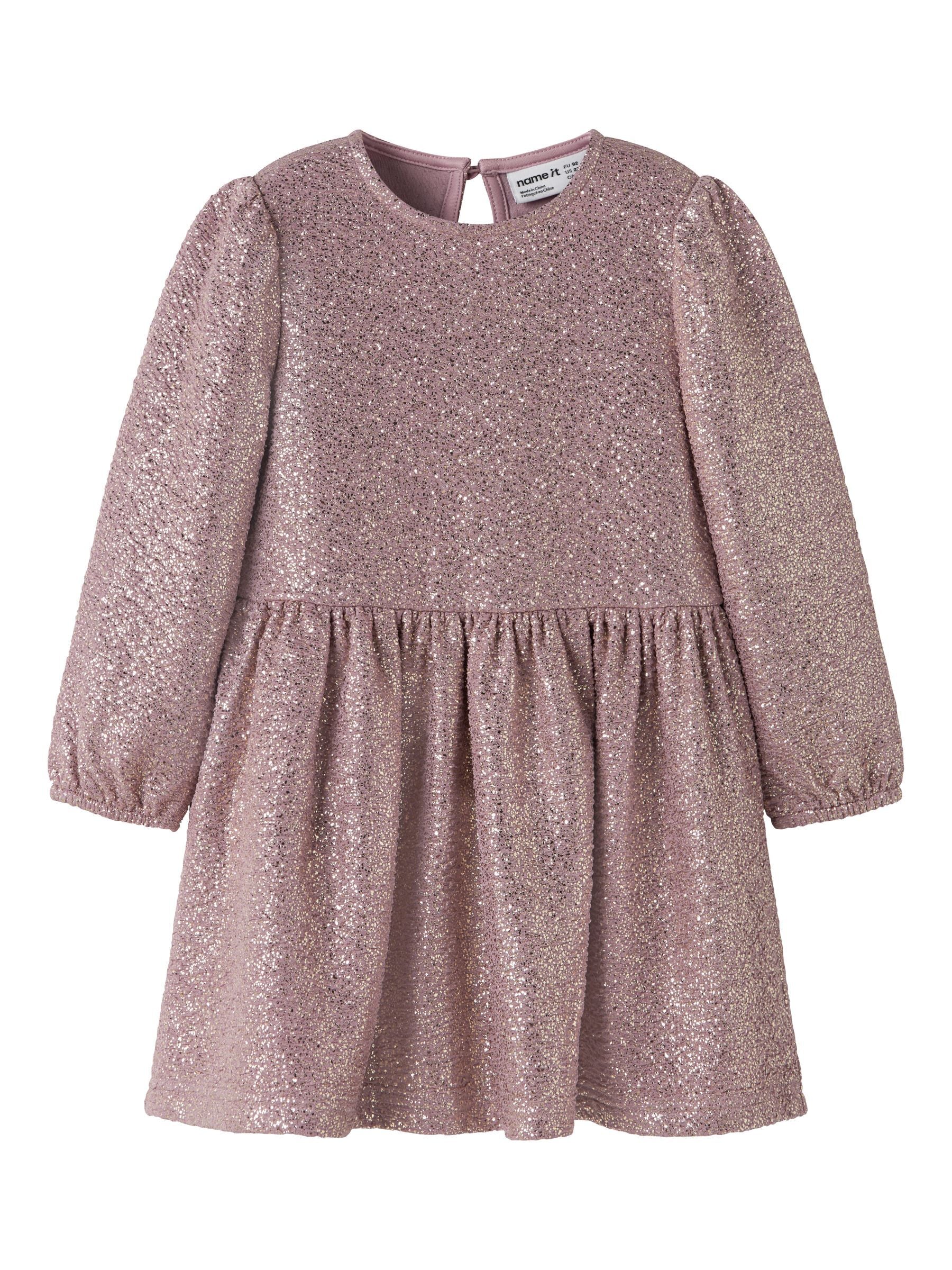 Name It Rditsa LS Dress - Keepsake Lilac