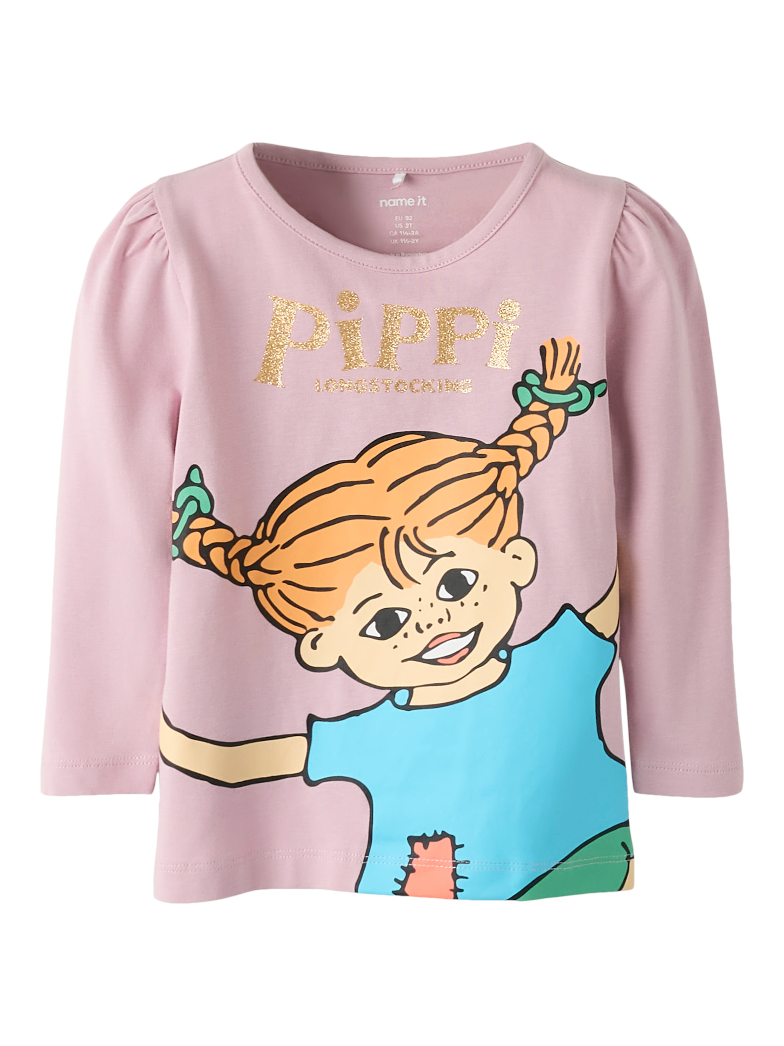 Name It Solma Pippi LS Top - Keepsake Lilac