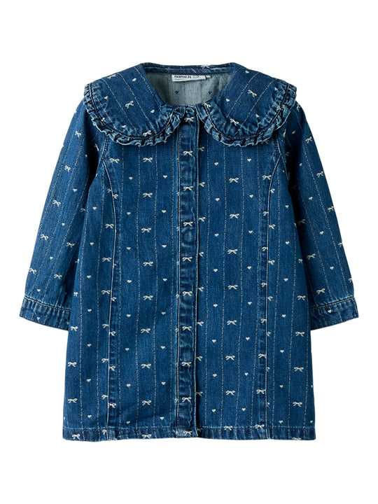 Name It Karla Denim Dresss - Dark Blue Denim