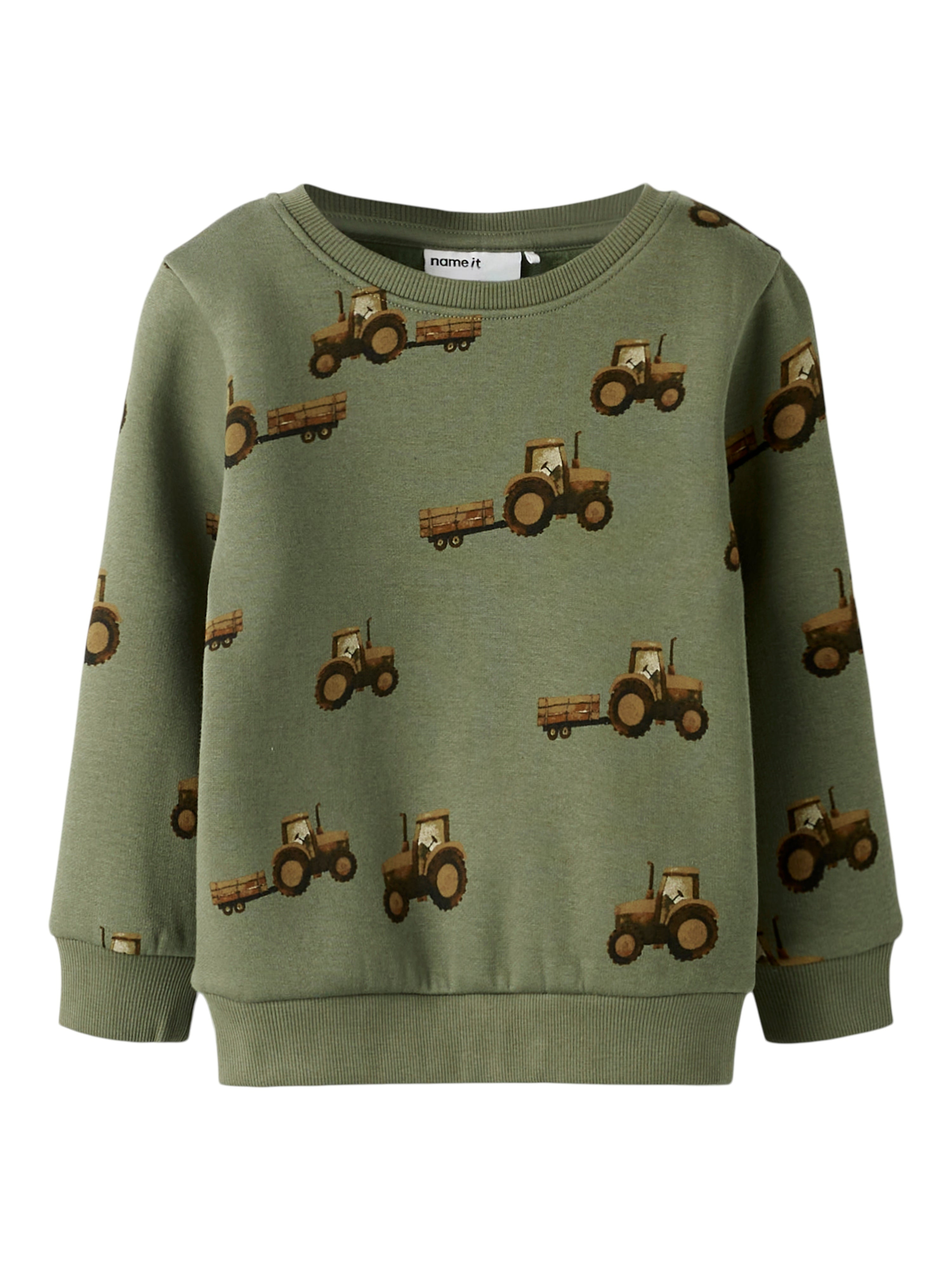 Name It Opa Sweat Shirt - Dusty Olive