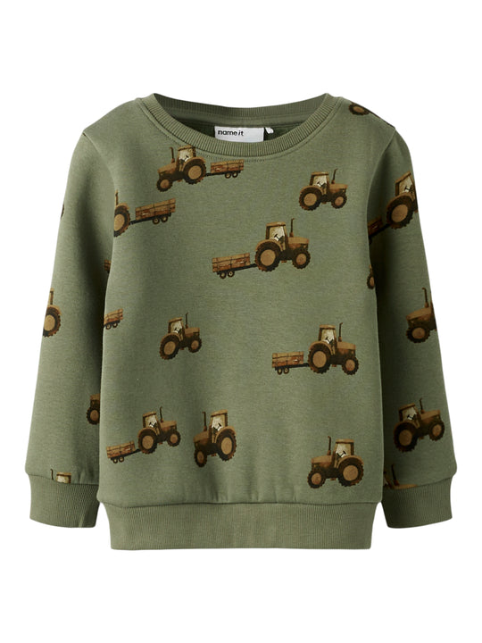 Name It Opa Sweat Shirt - Dusty Olive