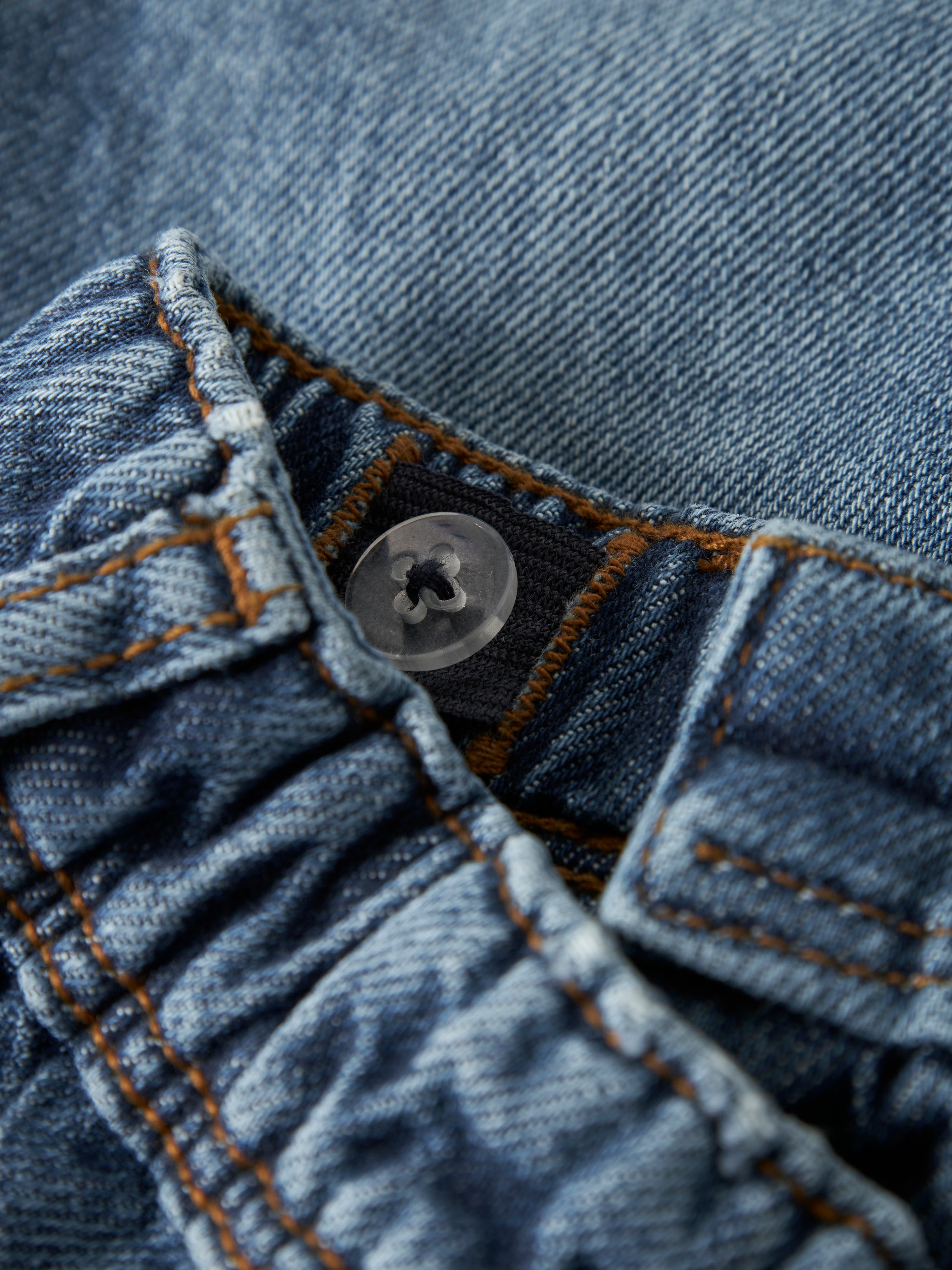 Name It Silas Tapered Jeans - Medium Blue Denim