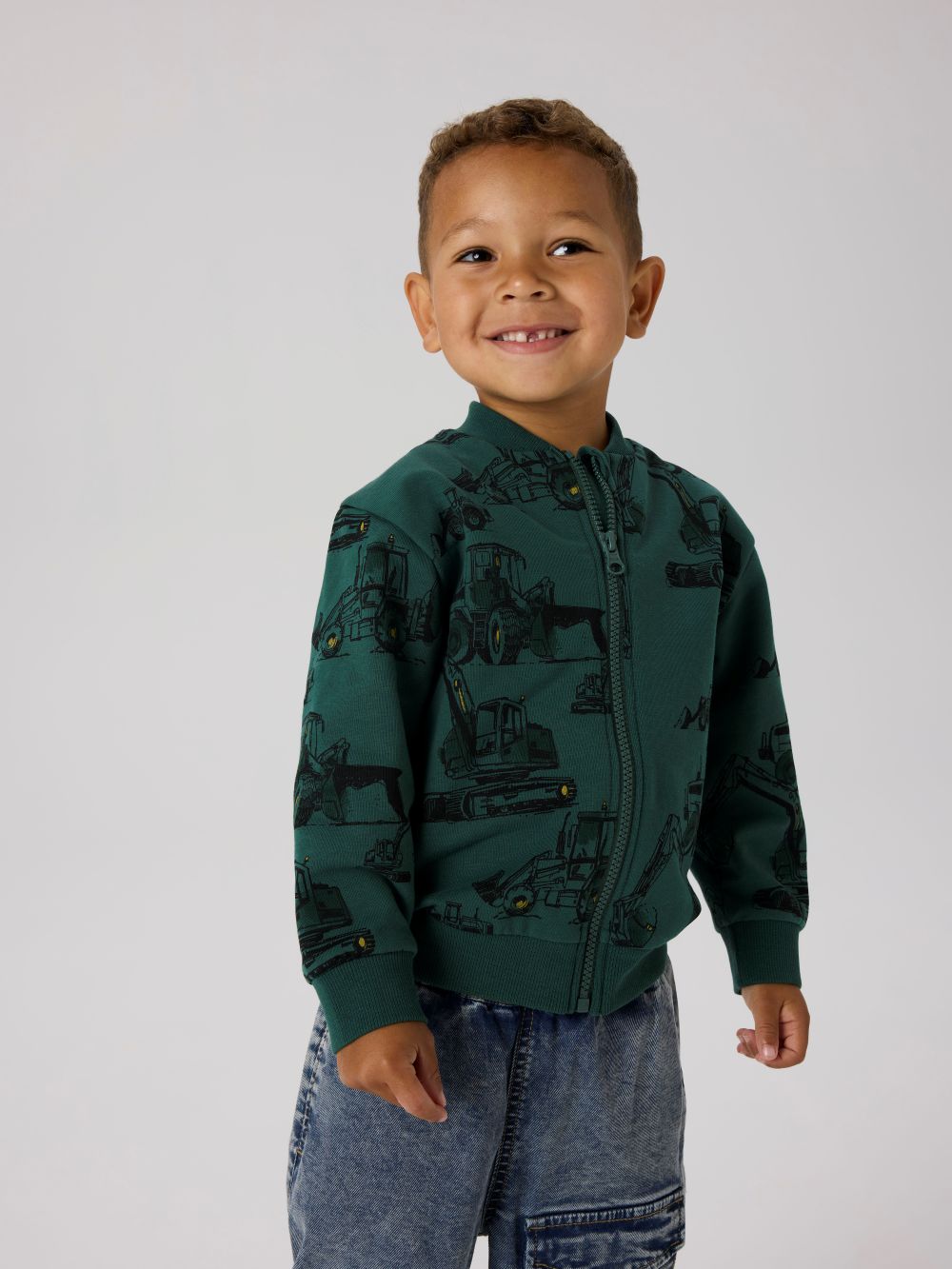 Name It Storm Sweat Cardigan - Bistro Green