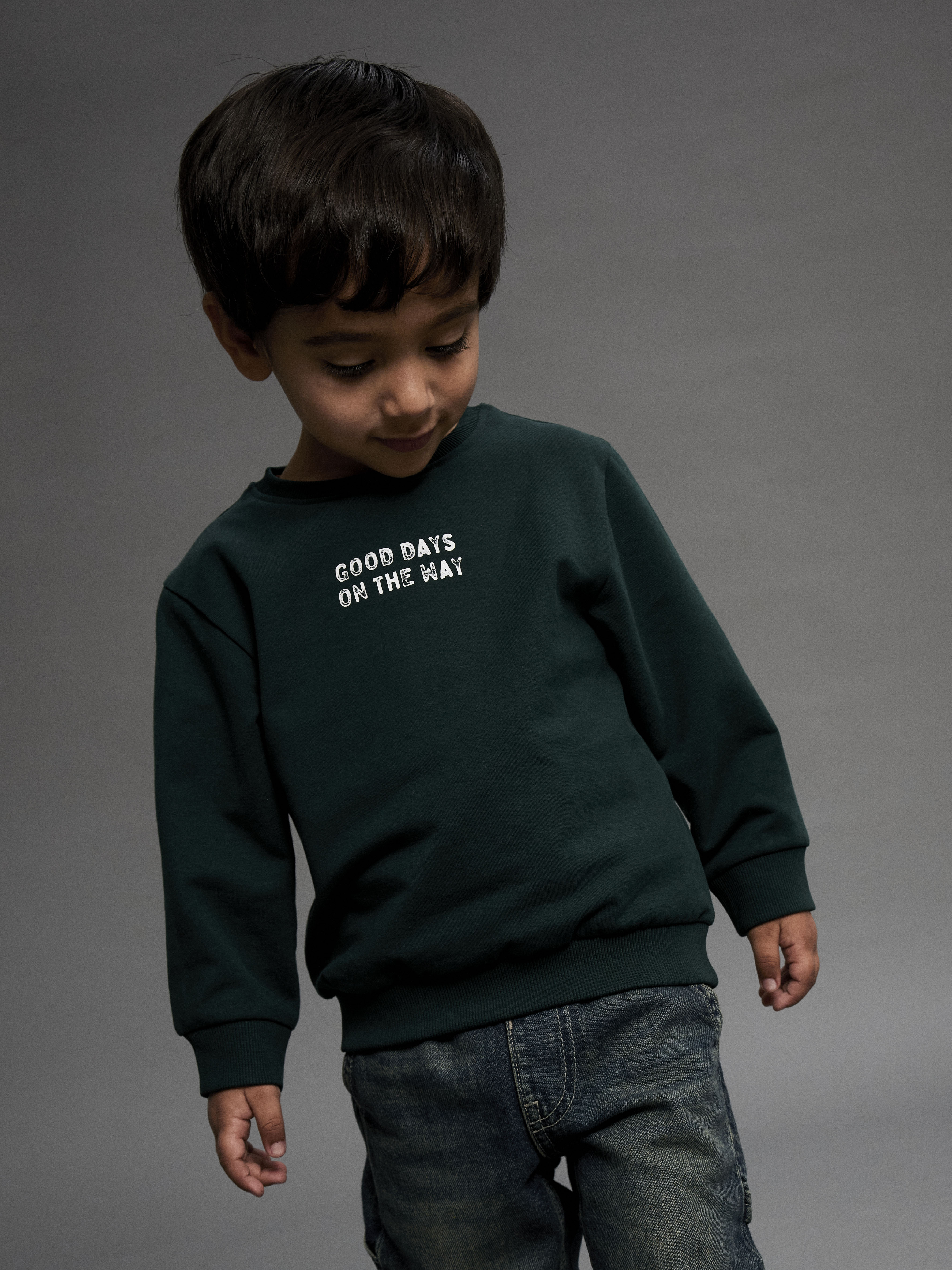 Name It Slade Sweat Shirt - Pine Grove