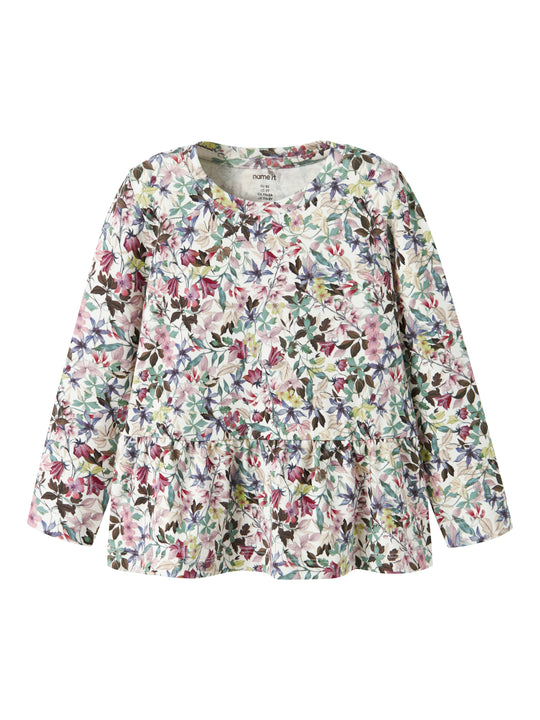 Name It Salliana LS Top - Cloud Dancer