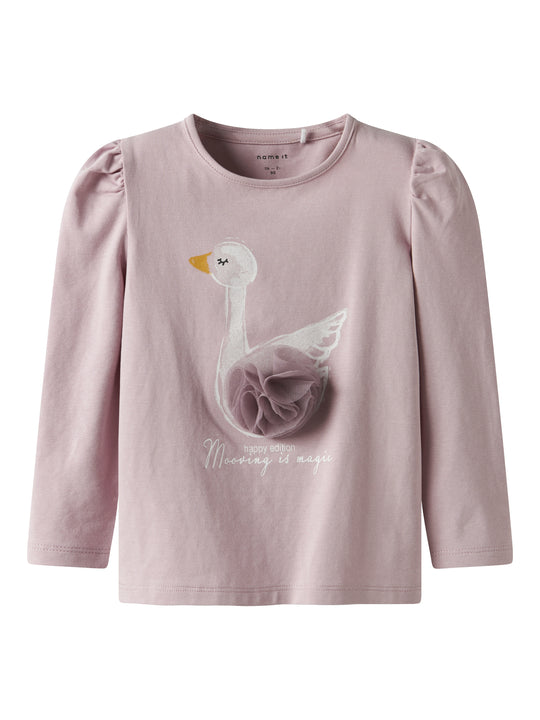 Name It Swana LS Top - Keepsake Lilac