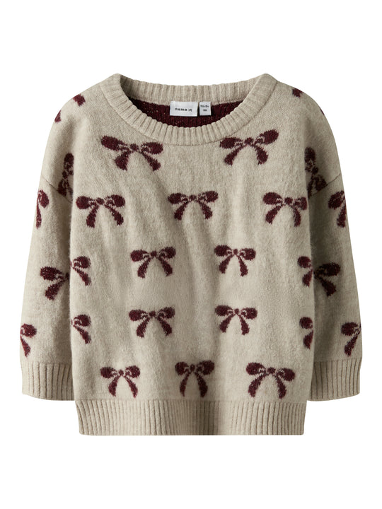 Name It Senya LS Knit - Cement