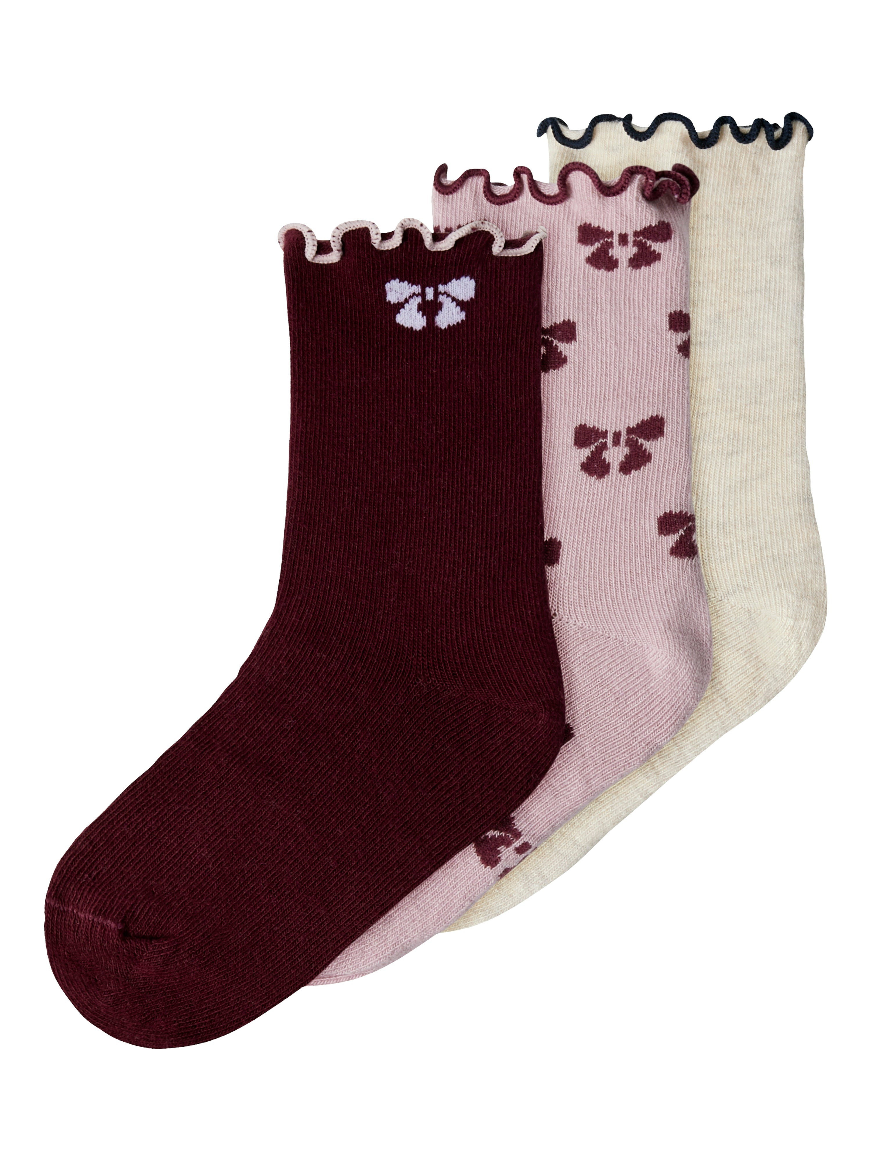 Name It Silke 3 pack strømper - Keepsake Lilac