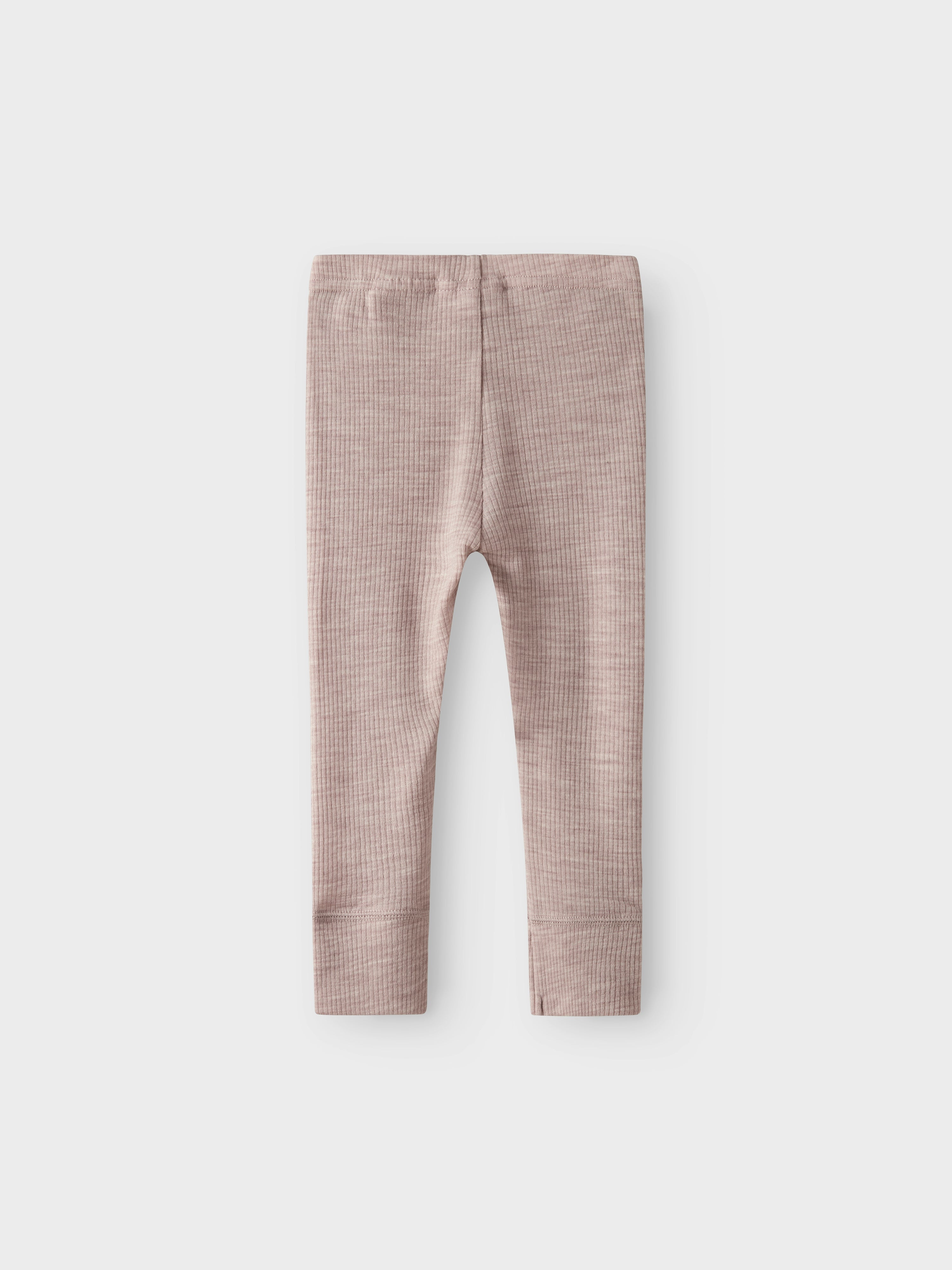 Name It Wax Wool Rib Leggings - Shadow Gray