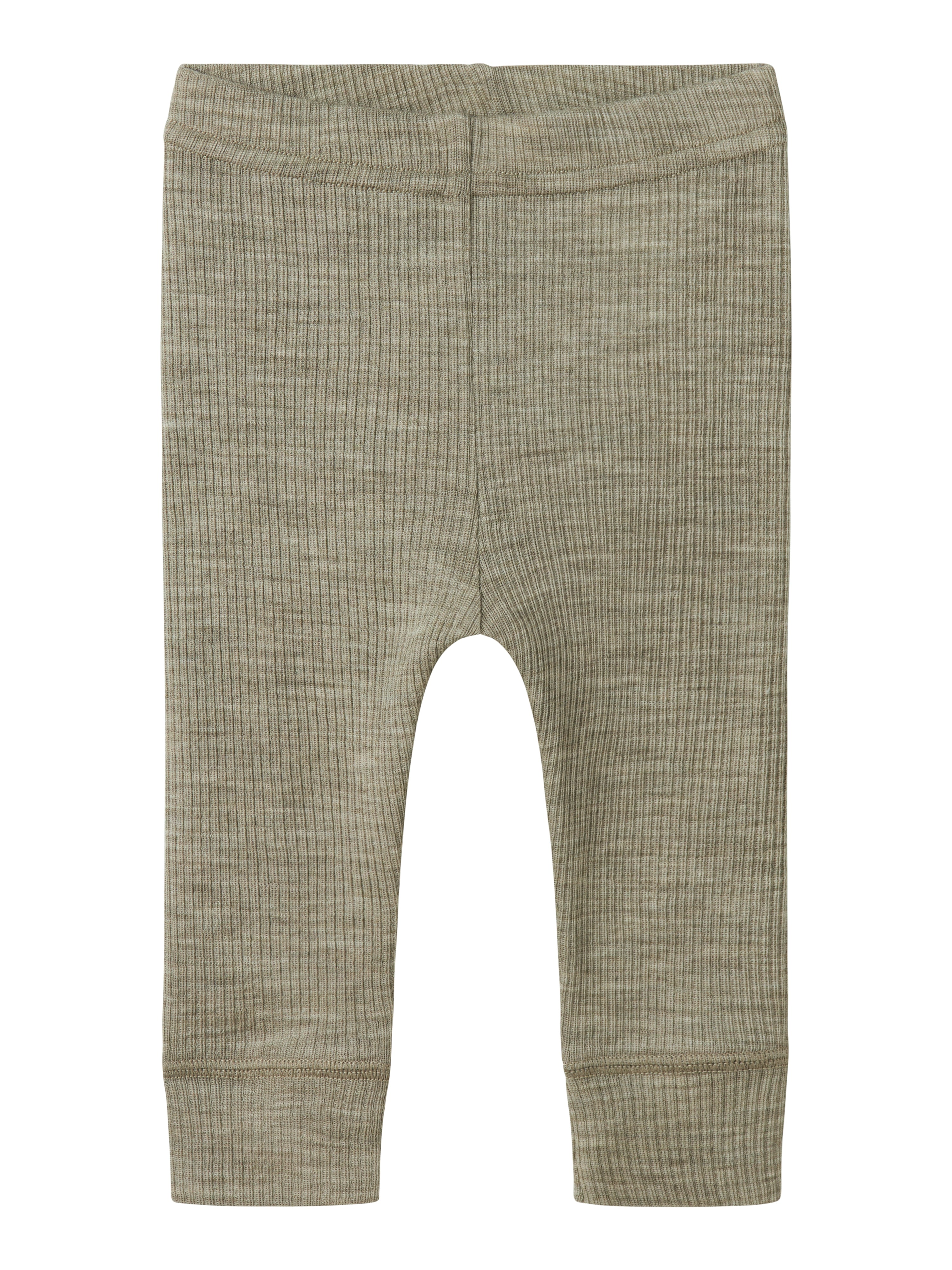 Name It Wax Wool Rib Leggings - Dried Sage