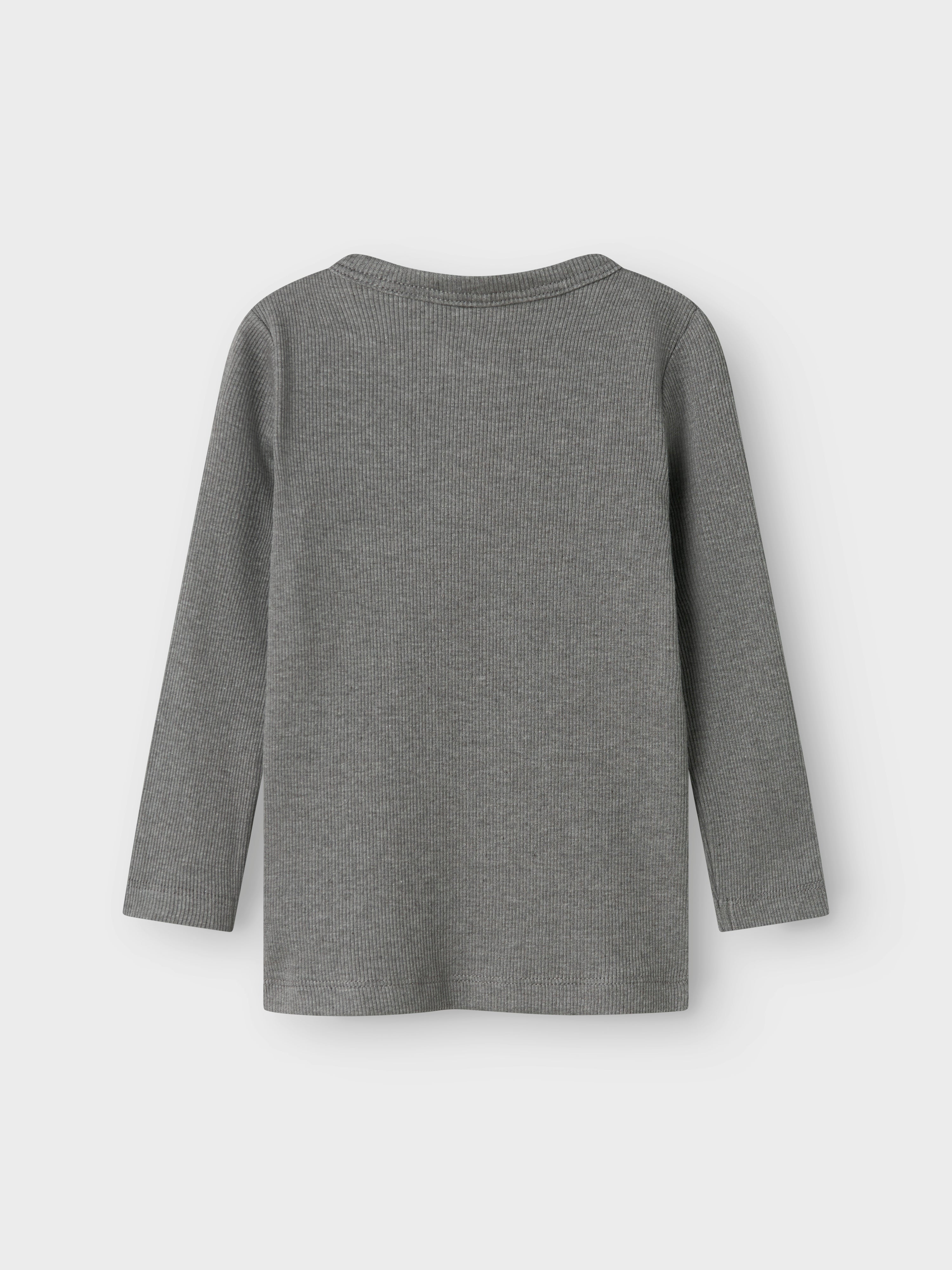 Name It Kab Ls Shirt Noos - Mockingbird Melange