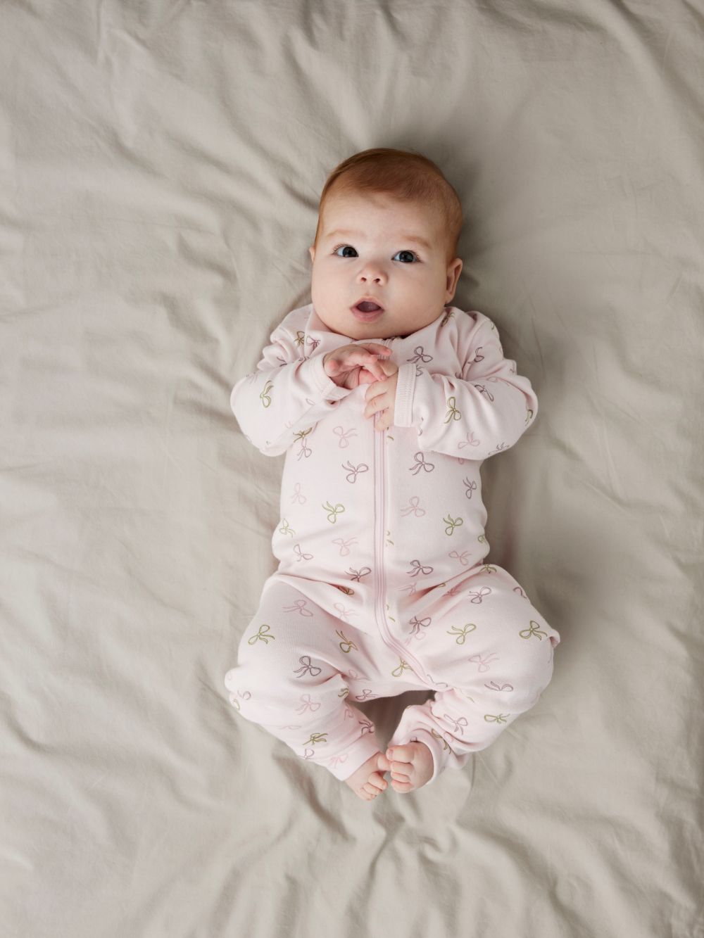 Name It Nightsuit 2 pak Pink Bow - Barely Pink