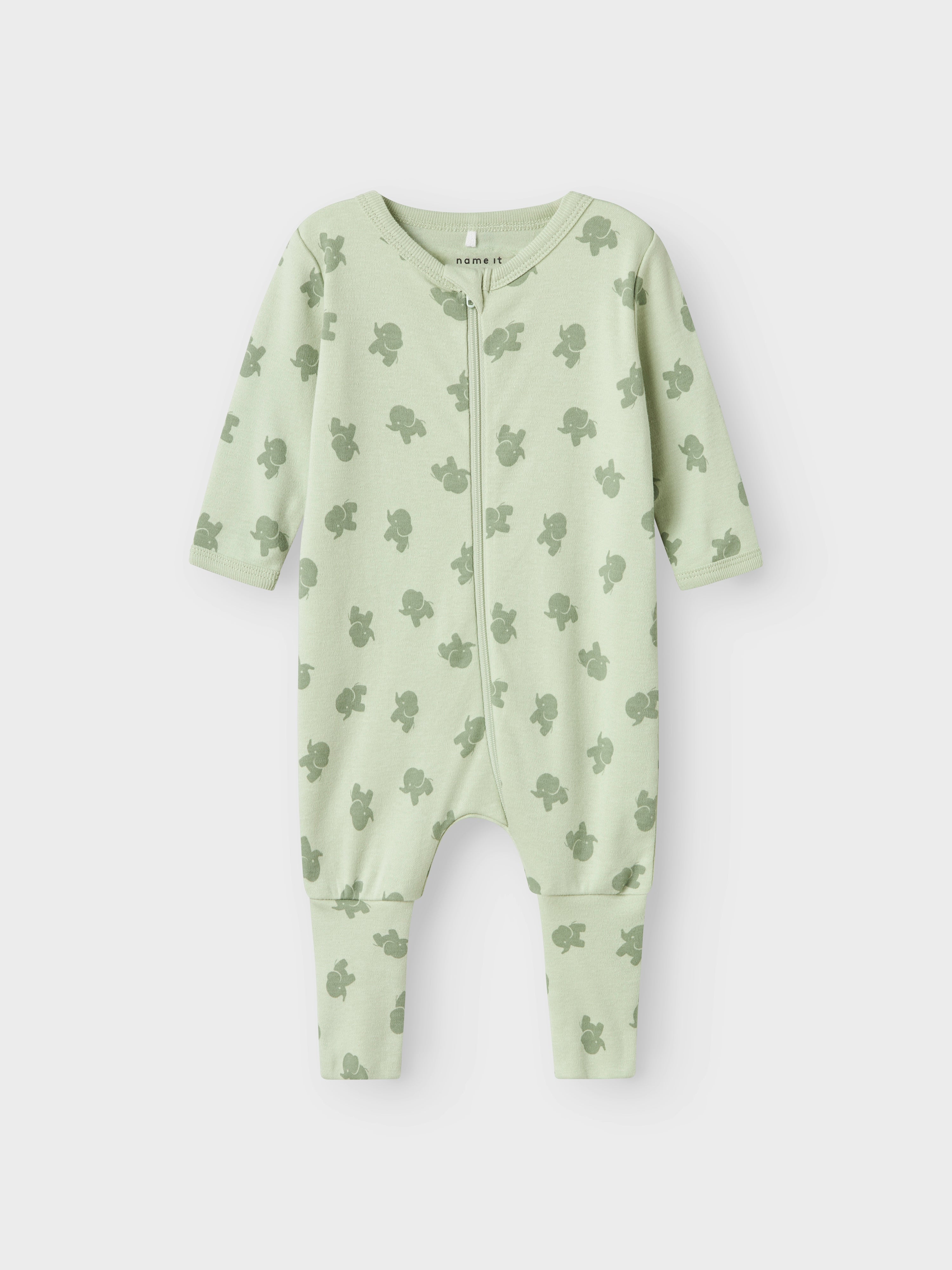 Name It Nightsuit 2 pak Elephant - Sea Foam
