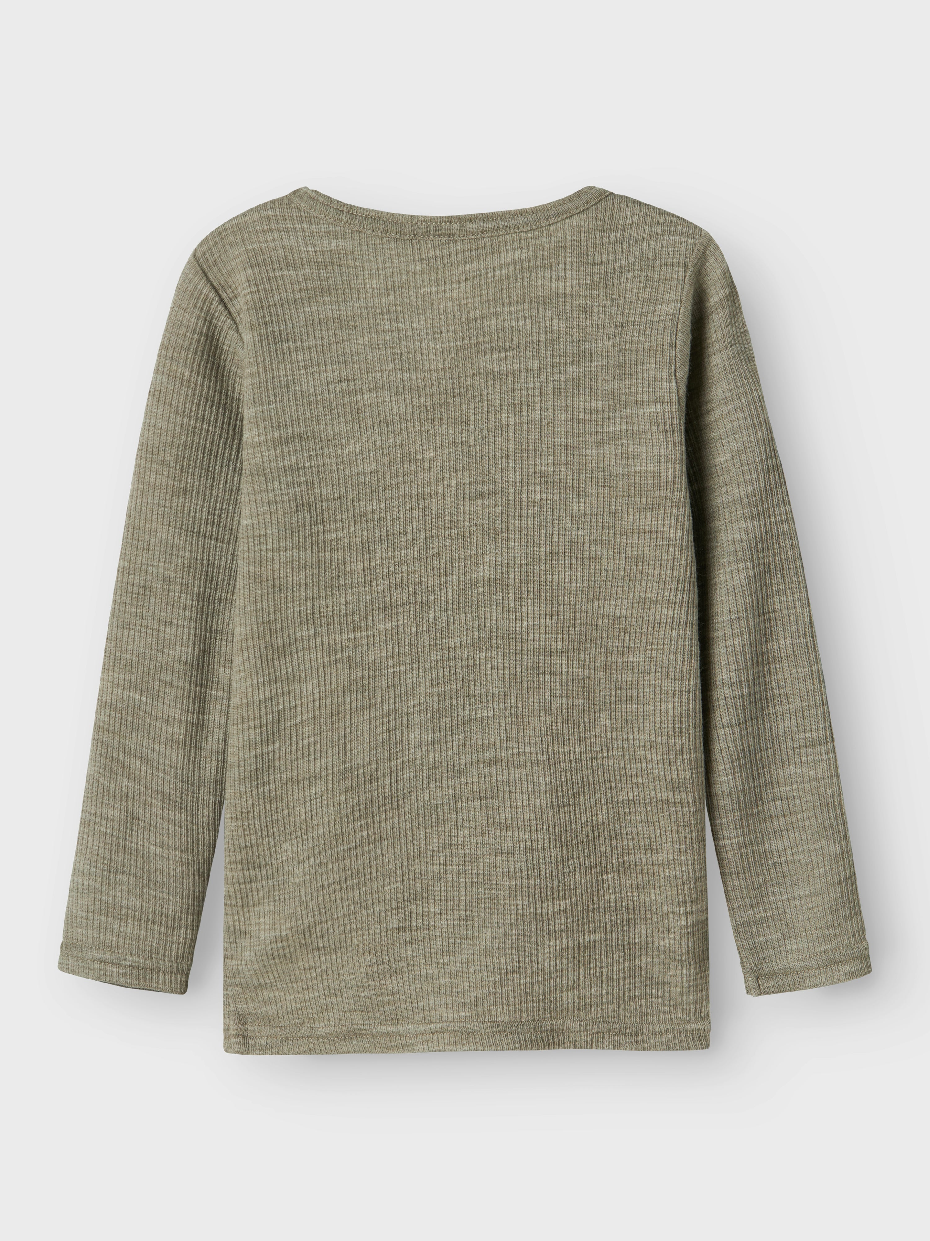 Name It Wax Wool Rib LS Top - Dried Sage