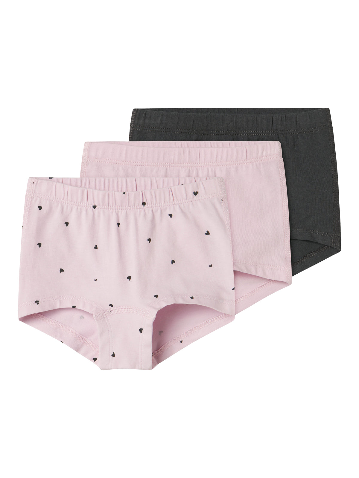 Name It Tights - 3-pak Winsome Hearts - Winsome Orchid