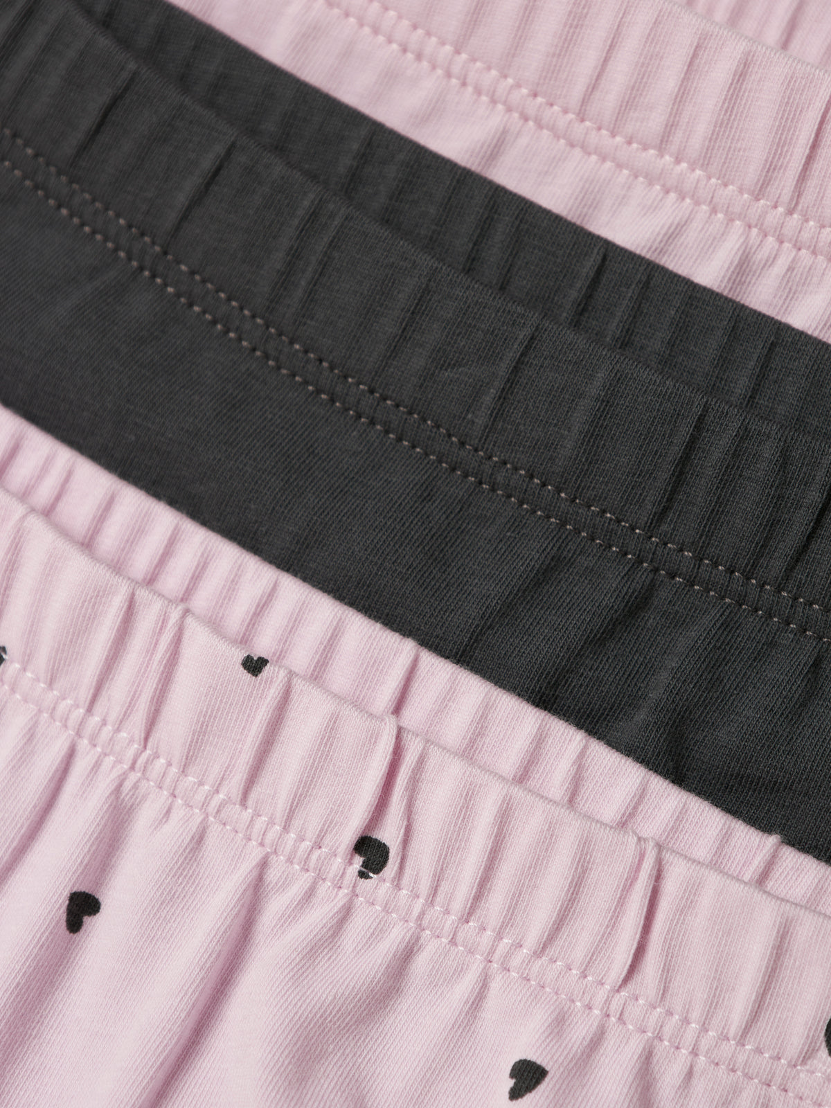 Name It Tights - 3-pak Winsome Hearts - Winsome Orchid