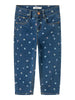Name It Bella Mom Shaped Jeans NOOS - Denim Blue/Hearts