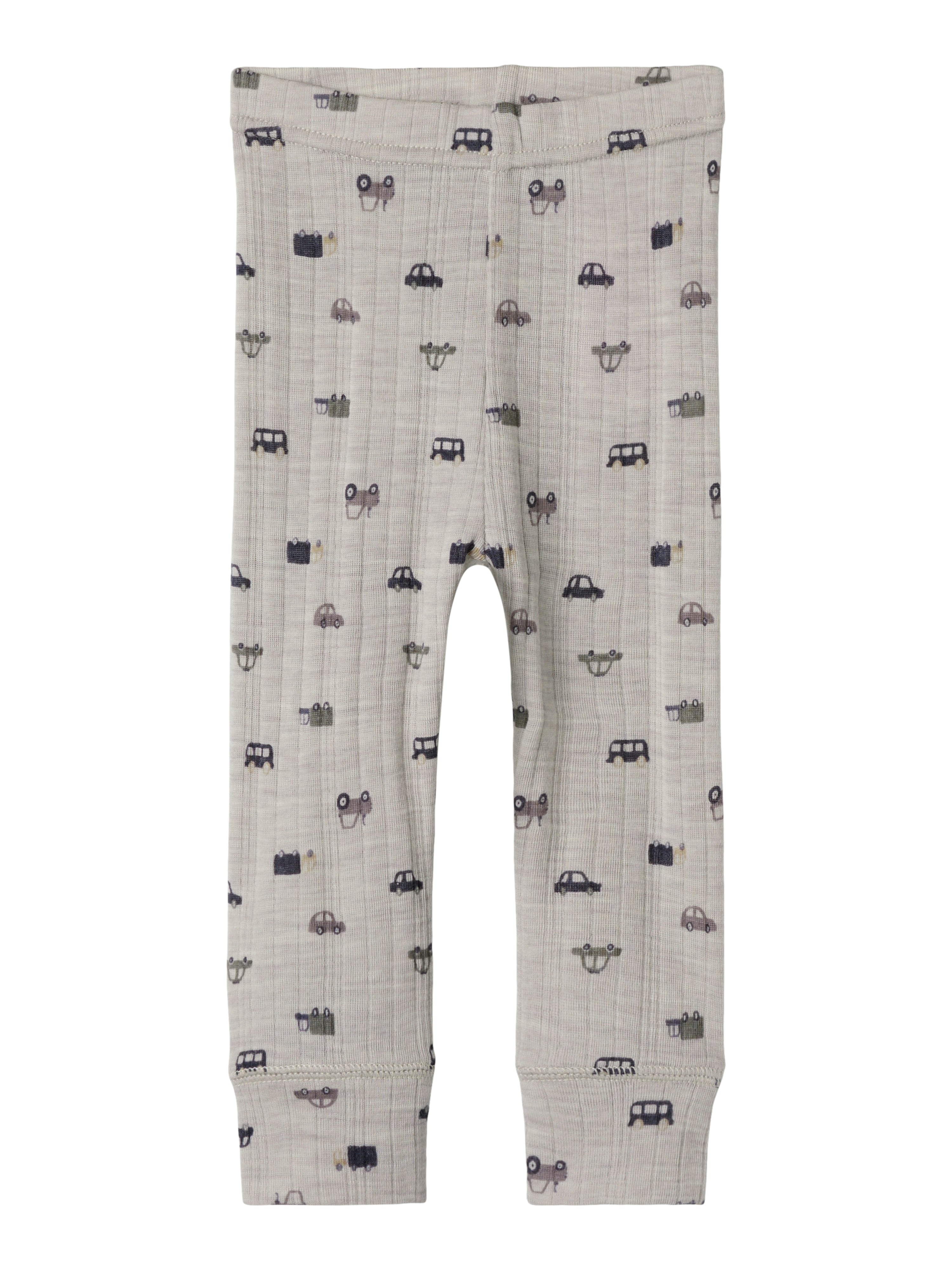 Name It Wang Wool Needle Longjohn - Nacreous Cloud/Small cars