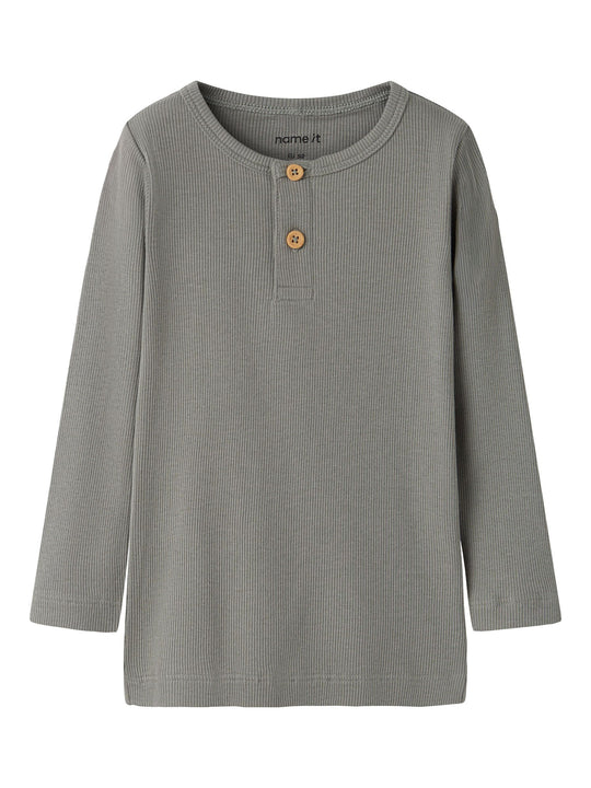 Name It Kab Ls Shirt Noos - Shadow