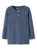 Name It Kab Ls Shirt Noos -  Vintage Indigo Melange