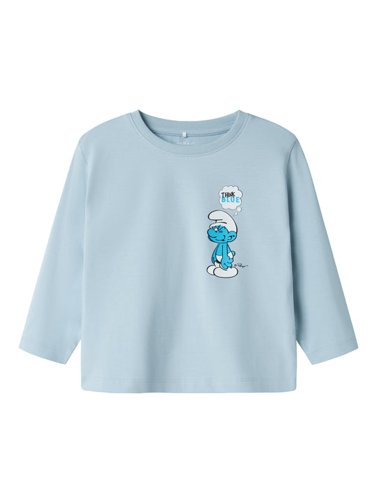 Name It Fys Smurfs Top - Celestial Blue
