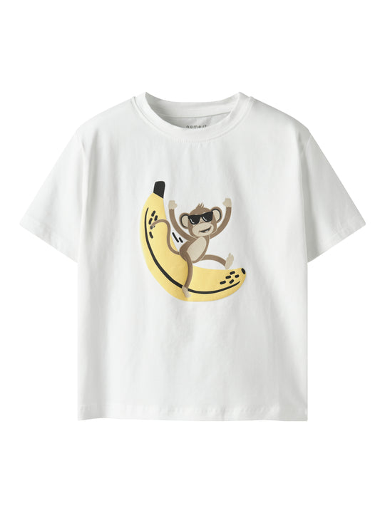 Name It Jax Top - Bright White