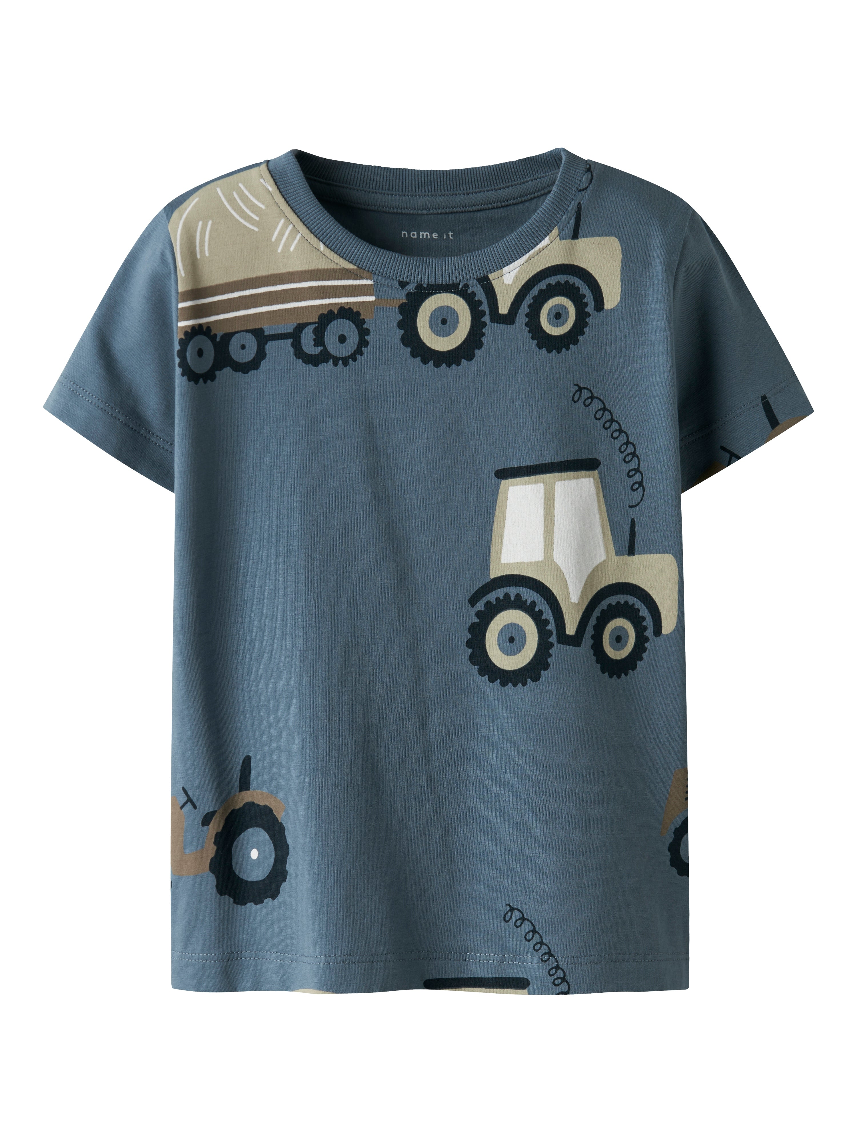 Name It Jame SS Top - Blue Mirage