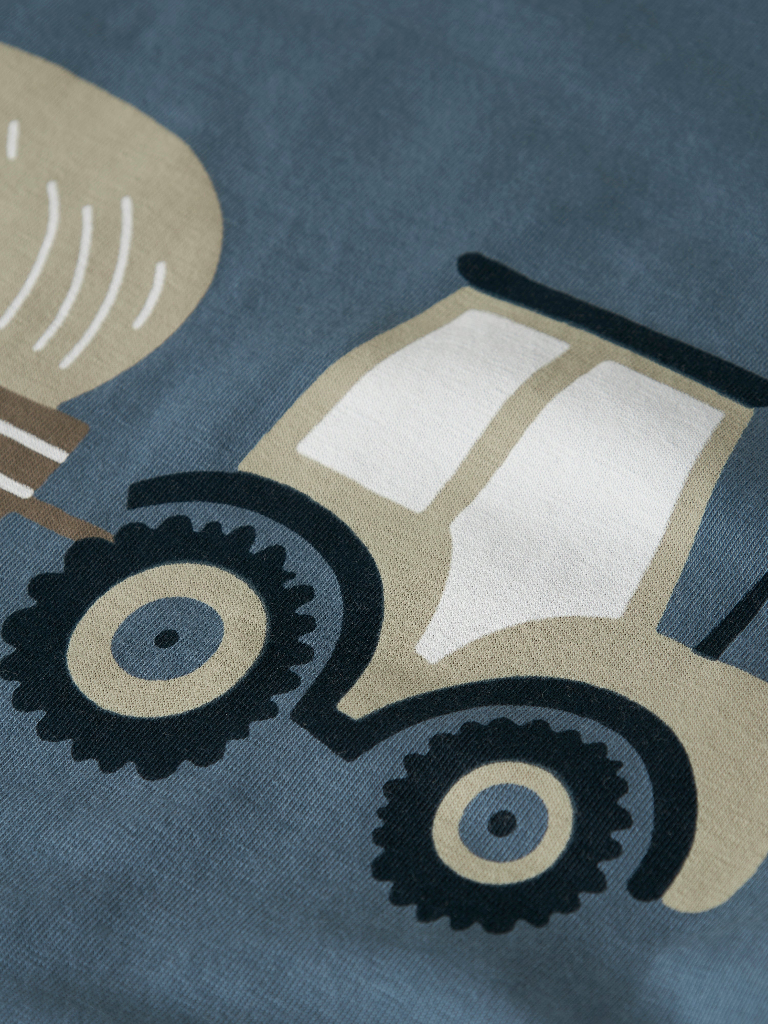 Name It Jame SS Top - Blue Mirage