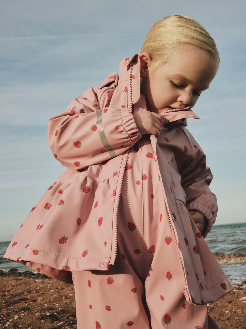 Name It Dry10 Rain Set - Pale Mauve/Strawberry