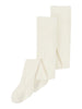 Name It Pantyhose - Rib 2-pak - White Alyssum