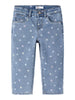 Name It Bella Mom Shaped Jeans NOOS - Medium Blue Denim/Hearts