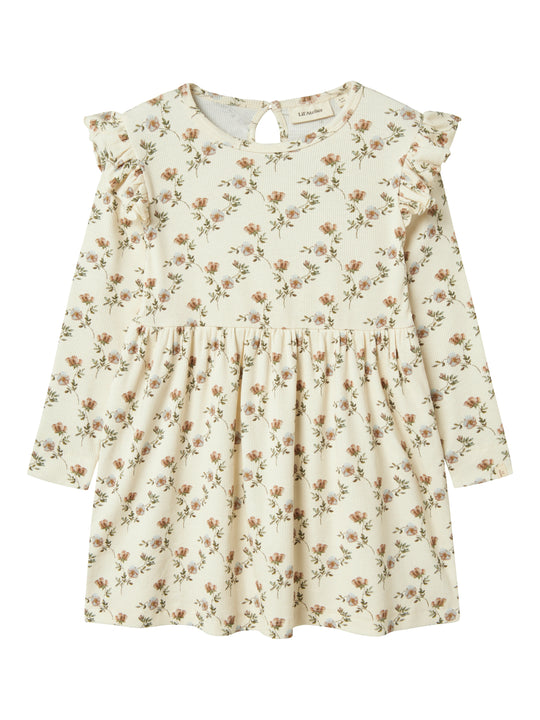 Lil Atelier Gavo Eno Dress - Turtledove/Flower