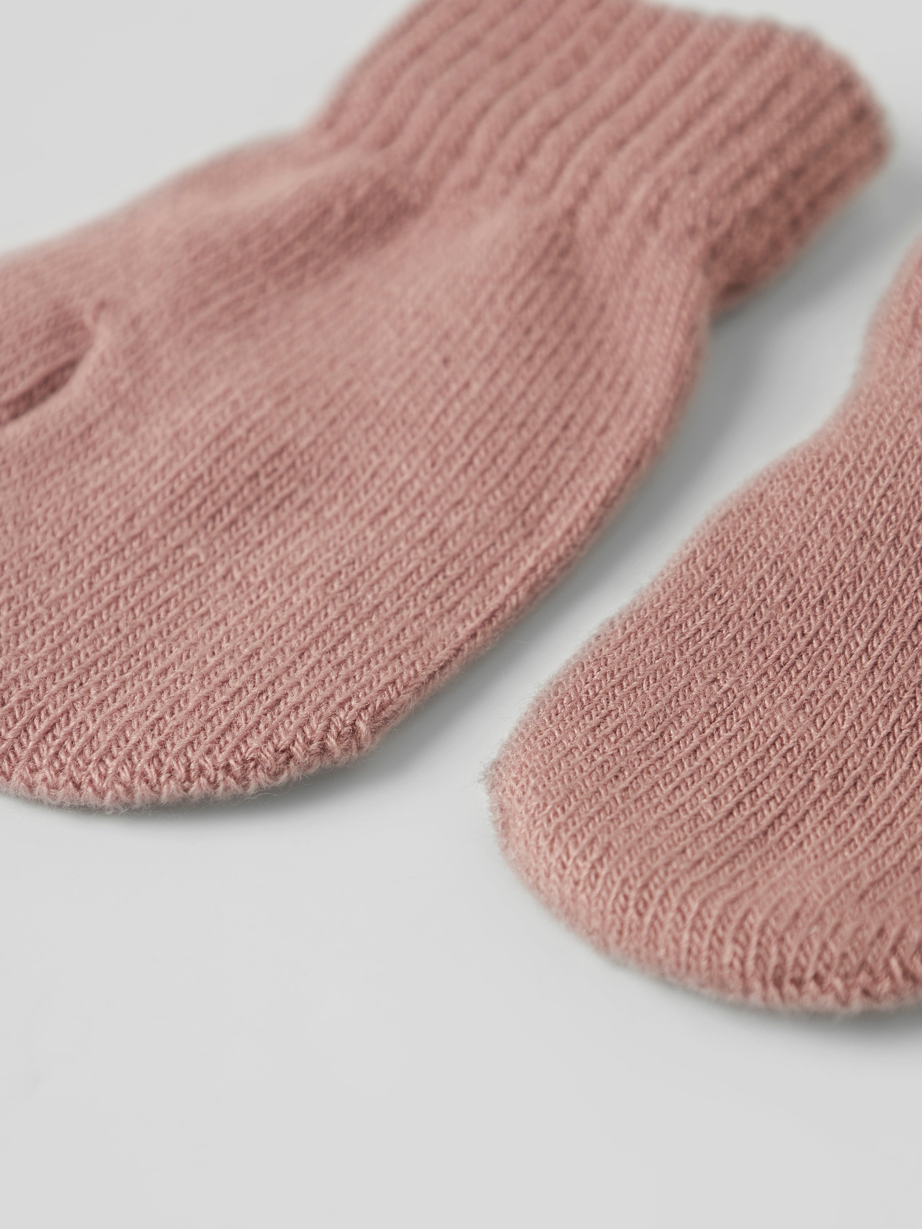 Name It Magic Knit Mittens - Deauville Mauve