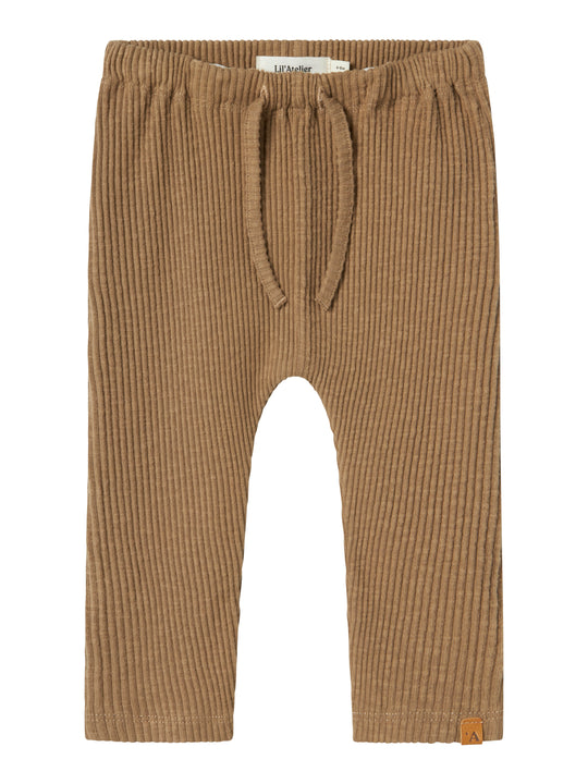 Lil Atelier Rajo Mat Loose Pant - Petrified Oak