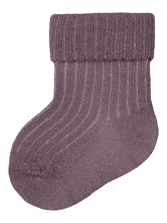 Name It - Nobba Glitter Sock - Wild Ginger