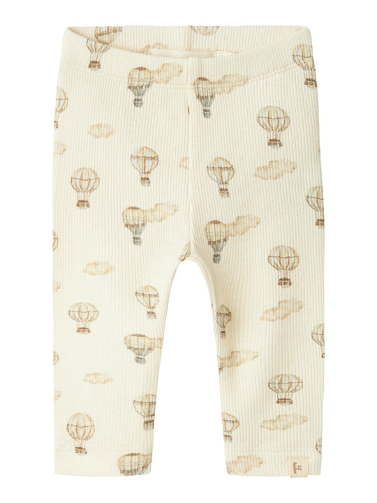 Lil Atelier Gavo Elf Leggings NOOS - Turtledove/Air Balloo