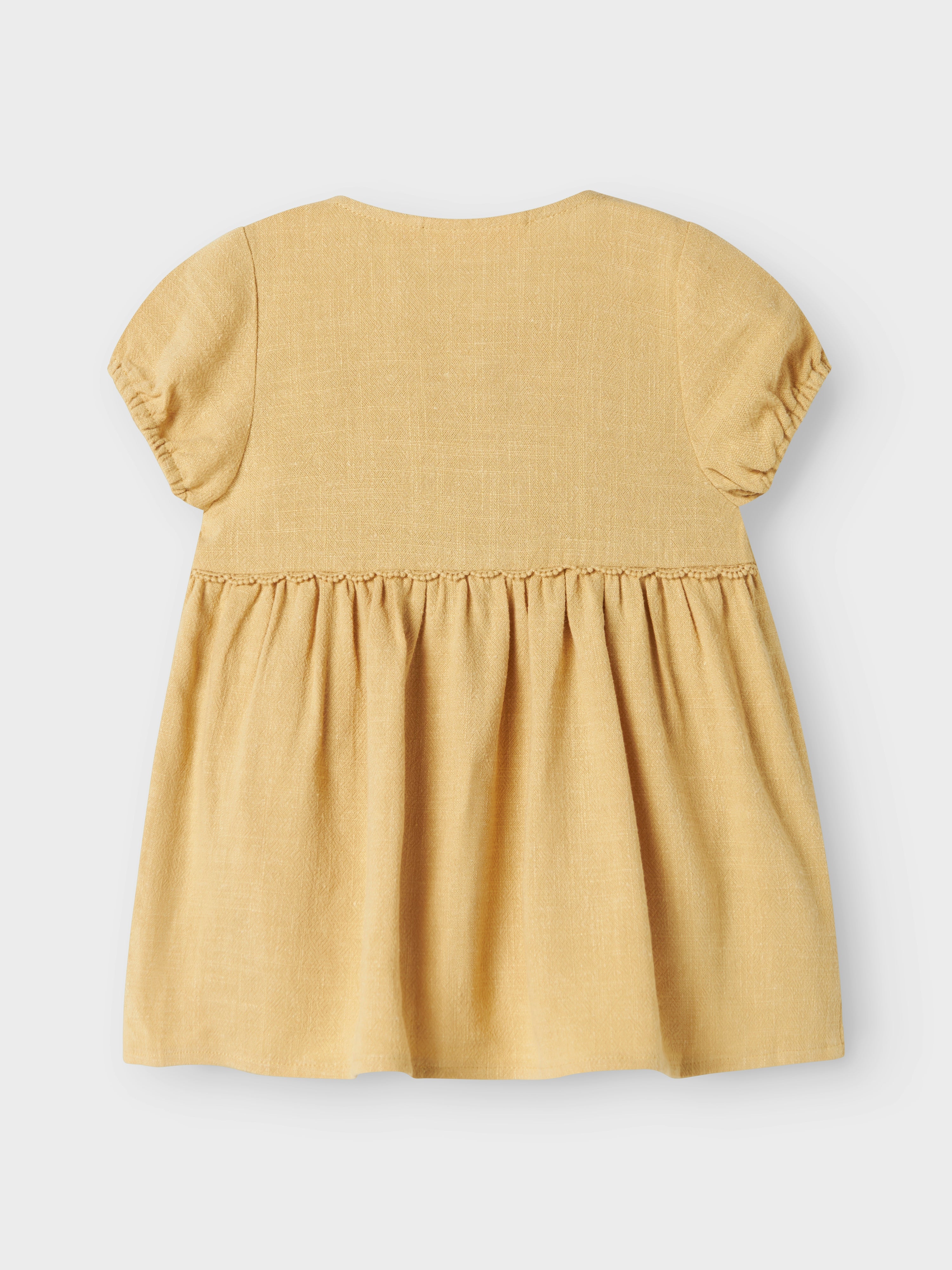 Lil Atelier Damla SS Loose Body Dress - Taos Taupe