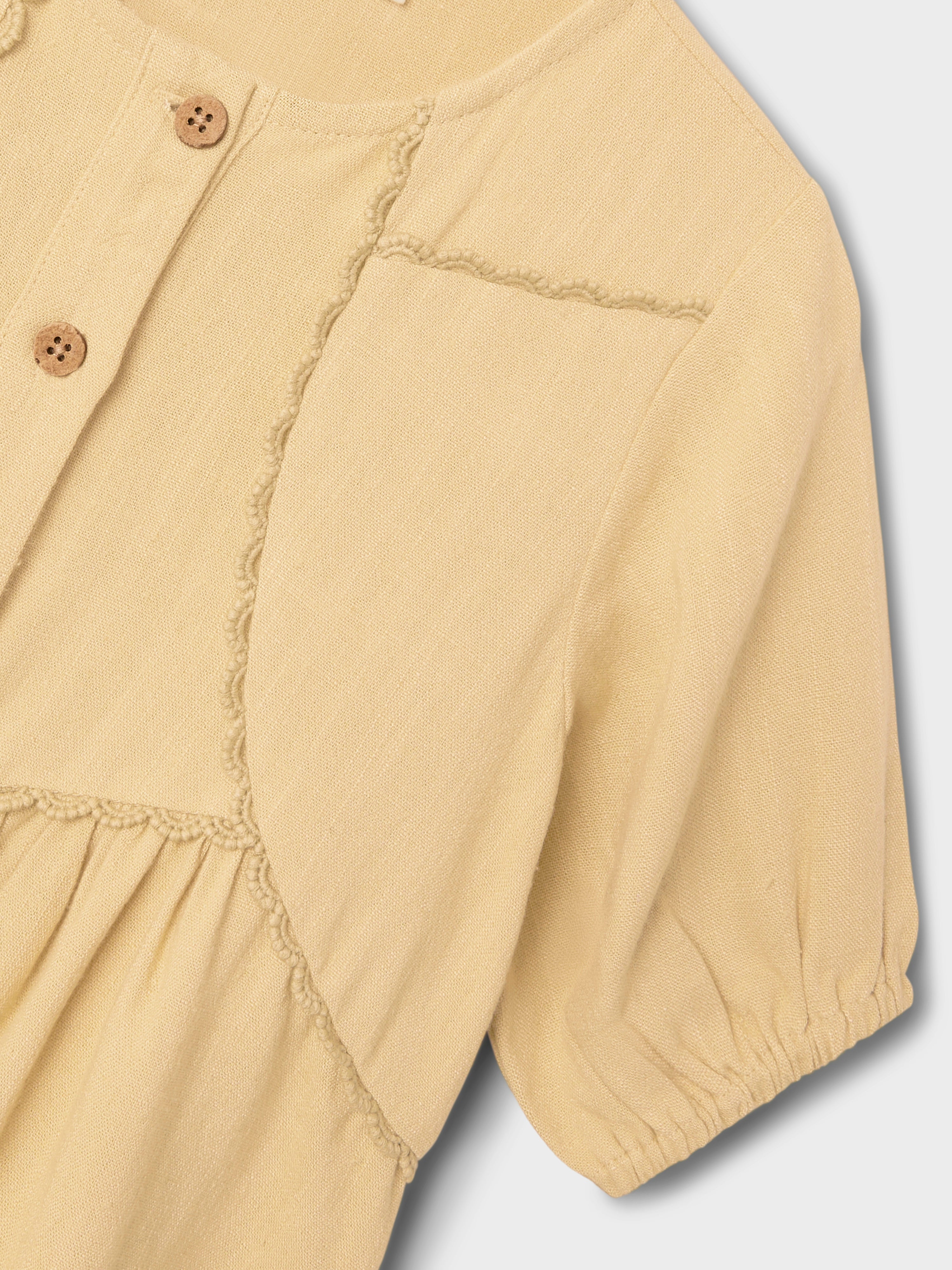 Lil Atelier Damla SS Loose Dress - Taos Taupe