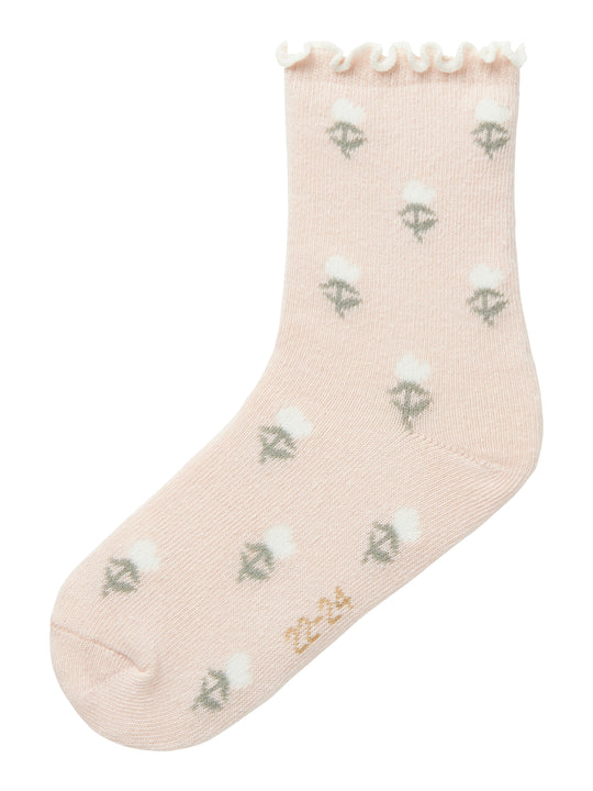 Lil Atelier Darlene Socks - Peach Whip