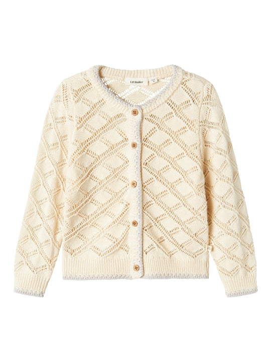 Lil Atelier Fanna Knit cardigan - Turtledove