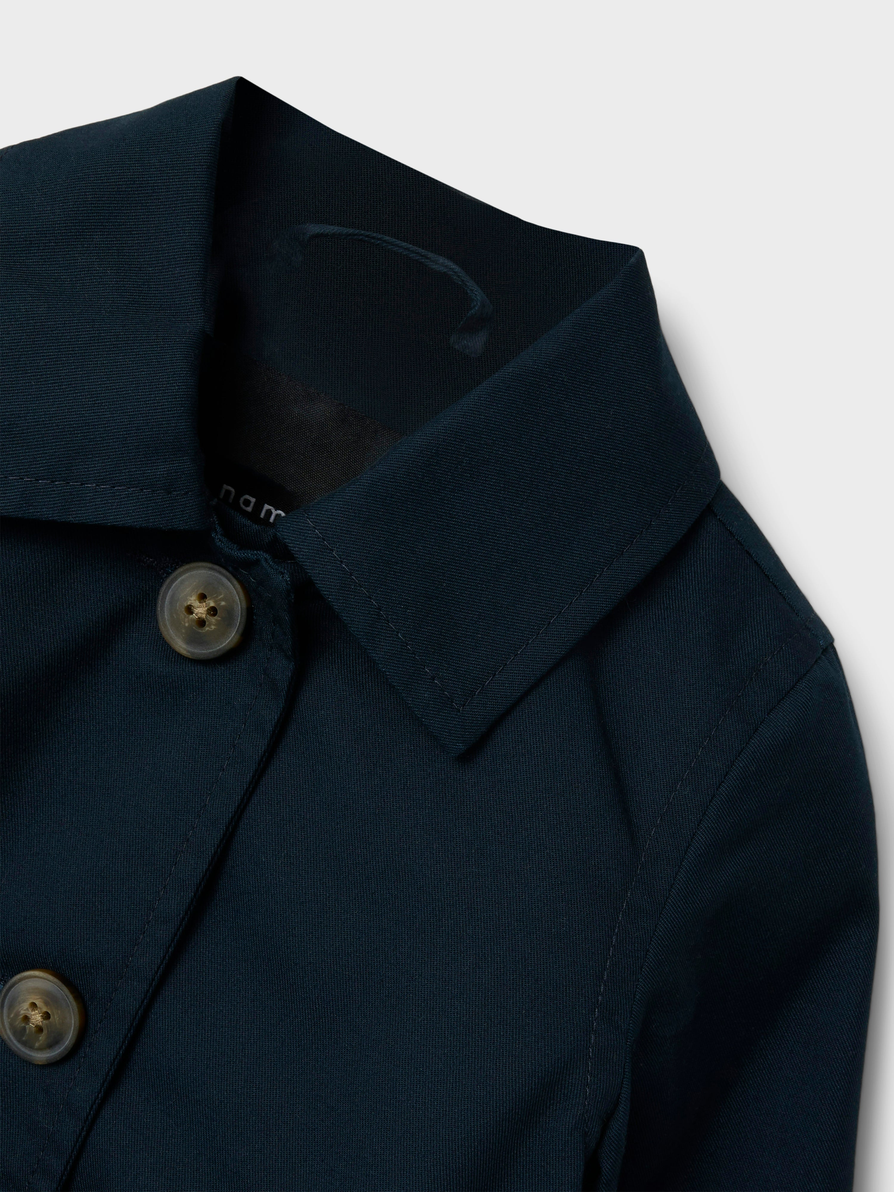 Name It PMaria Trenchcoat - Dark Sapphire