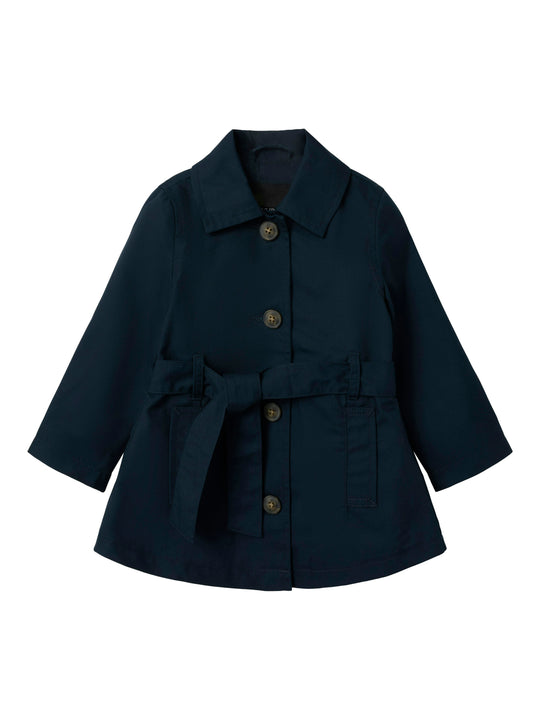 Name It PMaria Trenchcoat - Dark Sapphire