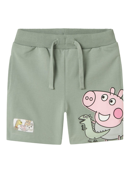Name It Art Gurli Gris sweat shorts - Slate Gray