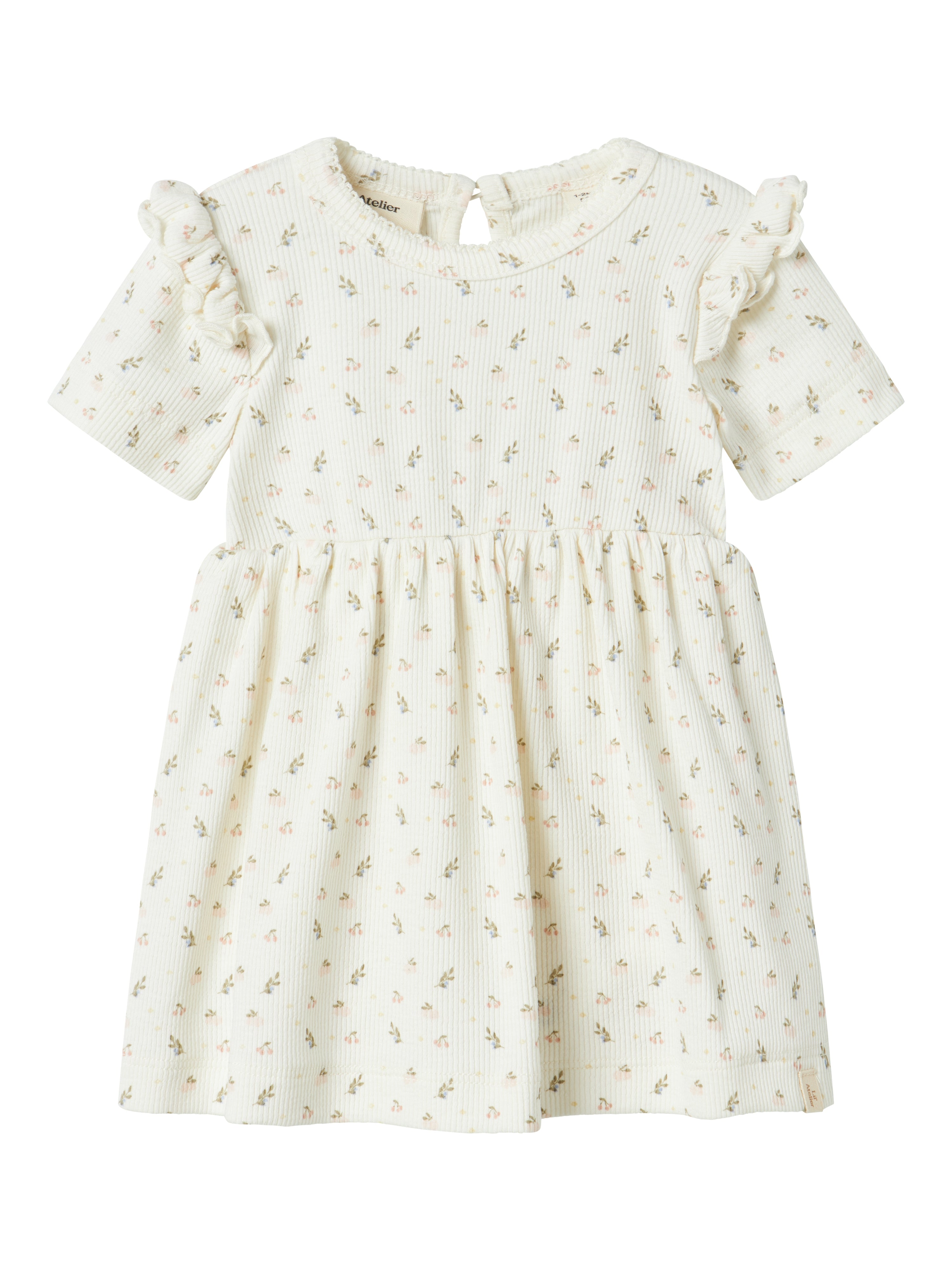 Lil Atelier Gago Kef SS Body Dress - Coconut Milk